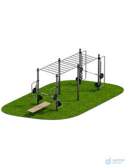 Уличный комплекс для воркаута Фобос