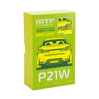 Светодиодная лампа MTF LIGHT серия BACK LIGHT в фонарь заднего хода P21W, шт. RL10P21W