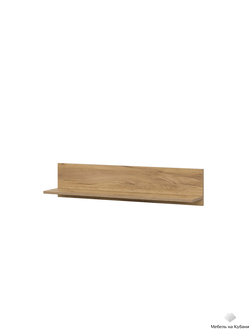 Милан полка навесная Дуб Золотой