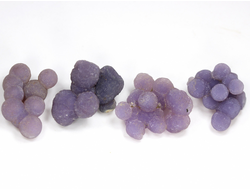 Халцедон фиолетовый виноградный, коллекционный образец в ассортименте, Индонезия (18-22 мм, 2,5-3,5 г) №28603