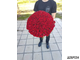 Букет из 201 красной розы Огонь любви фото4