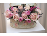 Роза - Rosa - Коробка с розами "Прованс"