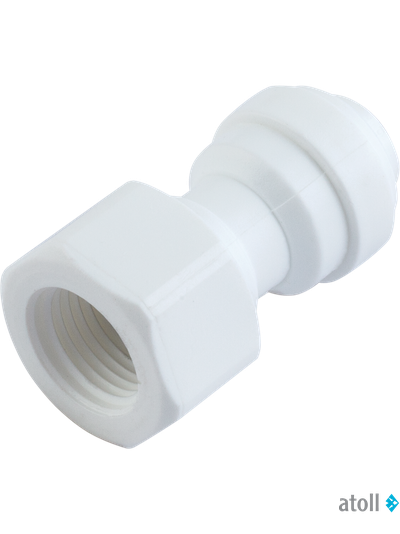 Переходник прямой atoll FA04-716 1/4ц х7/16рв (для питьевых кранов atoll) (Z-Q-254-716)