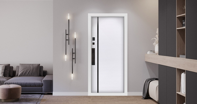 Стальная дверь   Гавана (биометрический замок). Заказная модель.