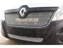 Защита радиатора Renault Master 2014- chrome низ