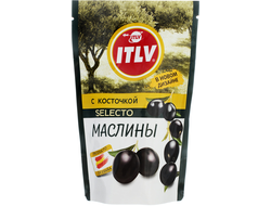 Маслины ITLV с косточкой SELECTO 165гр ДП