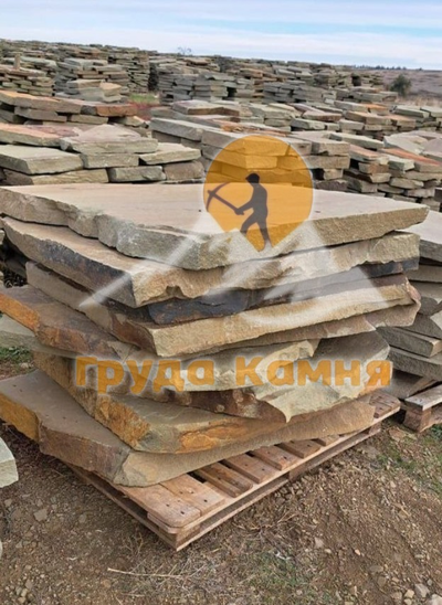 Плита из камня Средний пласт, песчаник