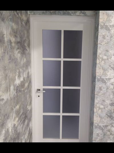 ЛАЙНДОР. ЛОНДОН 1. АЛЯСКА (БЕЛЫЙ МАТОВЫЙ), ПОЛОТНО ОСТЕКЛЕННОЕ