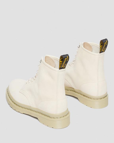 Ботинки Dr Martens 1460 Mono Milled Nubuck Parchment Beige