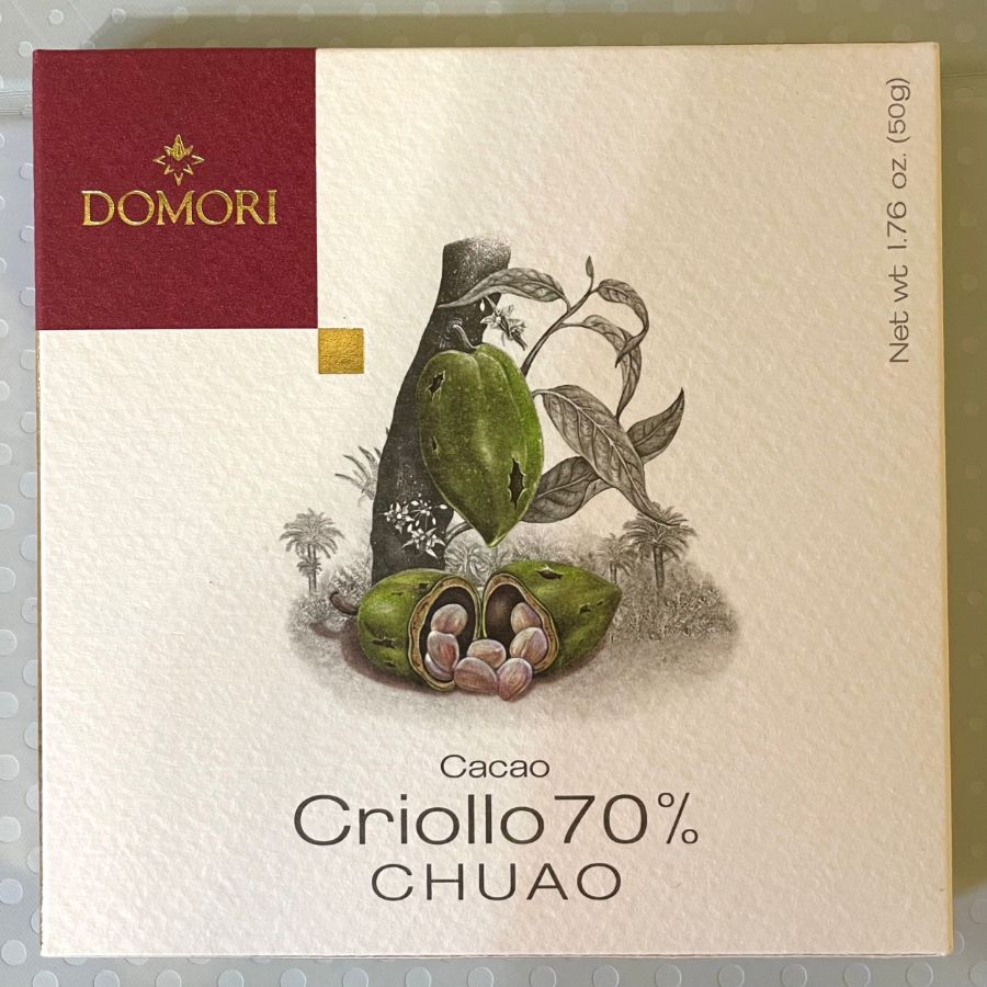 Итальянский шоколад лимитированной серии Domori Criollo 70% Chuao