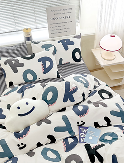 Постельное белье TANGO комплект сатин евро 200x220x1 230x250x1 50x70x2 70x70x2 TS04-X299