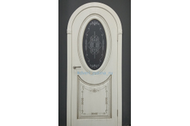 Венеция, цвет дуб крем с патинированием под серебро.