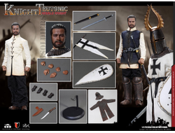Тевтонский рыцарь - Коллекционная ФИГУРКА 1/6 scale SERIES OF EMPIRES (DIE-CAST ALLOY) - HERALD OF KNIGHTS TEUTONIC (SE055) - COOMODEL
