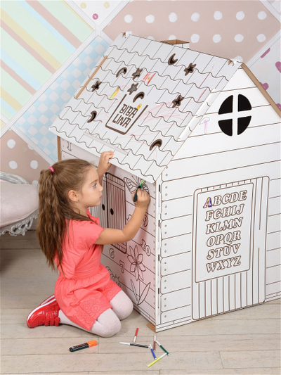 Дом раскраска Bibalina английский алфавит купить в Воронеже