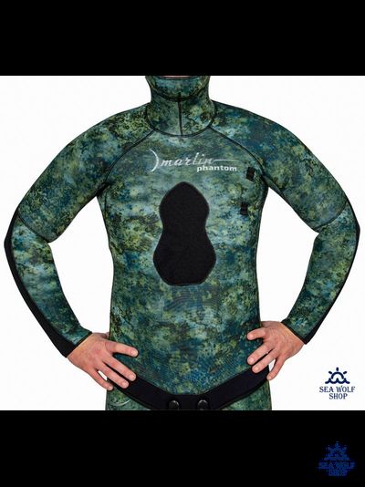 Гидрокостюм неопрен 5мм Marlin PHANTOM Emerald р.48