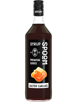 Сироп Spoom Карамель солёная, 1 л (для кофе, коктейлей и десертов)