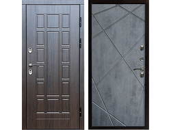 Дверь терморазрыв Виргиния венге Лучи темный бетон