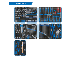 Набор инструментов 235 предметов, "EFFORT", для тележки, 12 ложементов KING TONY 934-235MRVD