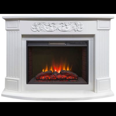 Электрокамин Венеция WT с очагом Sparta 25.5 LED