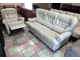 Эксклюзив! Финский кожаный диван-кровать + кресло с электрореклайнером (аккумуляторное).