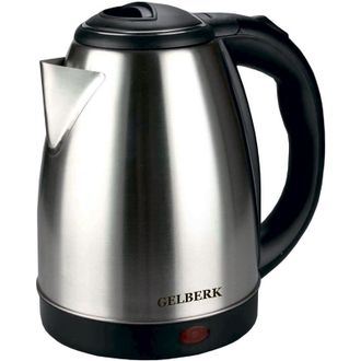 Чайник электрический Gelberk GL-333 матов, 1,8л, 1,5кВт, нерж.сталь, матов