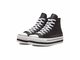 Кеды Converse Chuck Taylor All Star Layer кожаные черные высокие на платформе