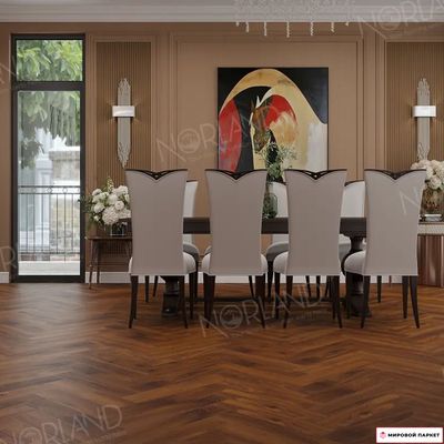 Ламинат Norland Herringbone Elegant Орех Кипр LF303-19 33 класс толщина 8 мм с фаской 1.92 м2