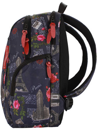 Школьный рюкзак Optimum City 2 RL, цветы
