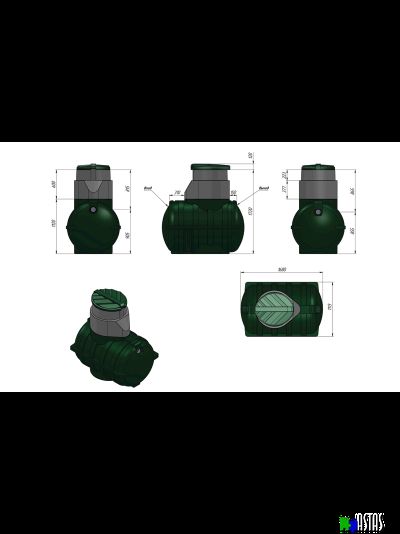 Септик «Rostok» Дачный на 2-3 человека