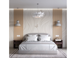 Молдинг Cosca MF002, гладкий, под покраску, экополимер, 2,8 метра