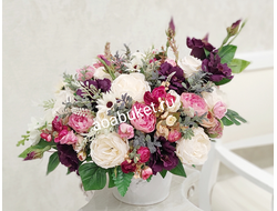 Композиция из искусственных цветов - Каролина № МС016 - Купить на сайте АОАБУКЕТ в Москве