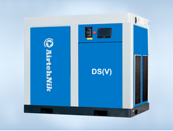 Винтовые двухступенчатые компрессоры с асинхронным двигателем и частотным преобразователем