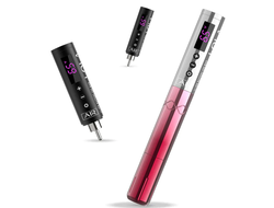 Беспроводная машинка для татуажа EZ LOLA AIR Wireless Battery Silver Black Power-Pink Gradient