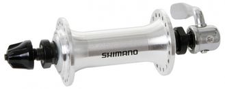 Втулка передн. Shimano TX500, 36H, эксц. обод., серебр., EHBTX500AAS