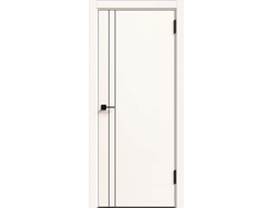 Дверь Межкомнатная Камета2 - ПЭТ Айс Белый