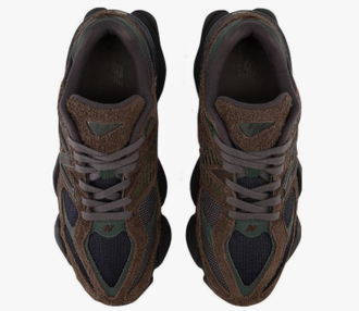 New Balance 9060 Black Castlerock Grey (Экозамша) новые