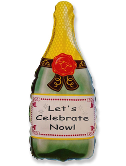 Шар 33''/84 см "Бутылка шампанского"