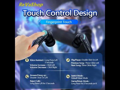 Беспроводные игровые наушники Lenovo черные-белые