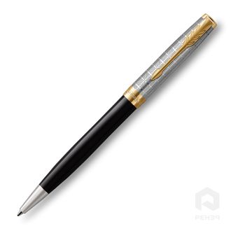 Parker Sonnet Premium - Matte Black GT, шариковая ручка. М 2119787