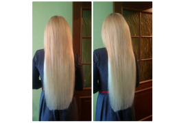 Наращивание волос премиум фото от нашей домашней студии Ксении Грининой 31