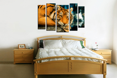 Модульная картина "Грустная кошка"