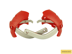 Защита рук (пара) HP15 красные армированные SM-PARTS