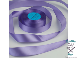 Лента атласная, 25 мм × 33 ± 2 м, цвет фиолетовый №082