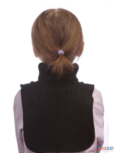 Манишка 23-34 подклад 100% полиэстер, размер 3 (от 5 лет) черный