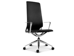 Кресло-конференц ARCO-HB Черн/пол.алюм.