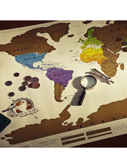 Скретч карта мира