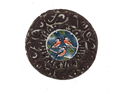 Пряник заварной глазированный "Снегири" 700 гр.