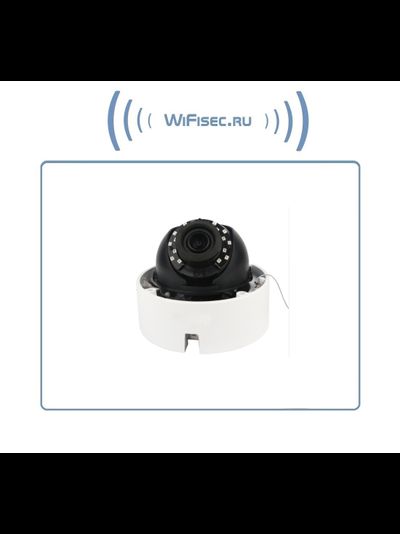 Уличная купольная WiFi/LAN видеокамера с варифокальным объективом 2-12 мм.,с DVR, Full HD 2 Mp