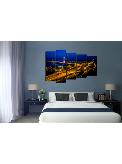 Модульная картина &quot;Грандиозная эстакада&quot;