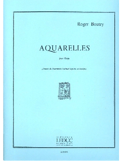 Boutry, Roger. Aquarelles pour Harpe